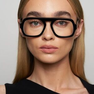 Elisa Johnson Black Jane optical Glasses